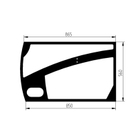Obrázek produktu Cat M313D M318D M322D M325D dveřní dolní sklo