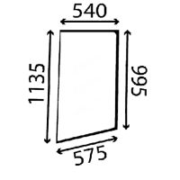 Obrázek produktu JCB 2CX boční pravé sklo