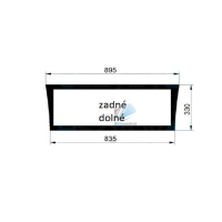 Obrázek produktu Deutz-Fahr Agrotron K COM3 Profiline zadní dolní sklo