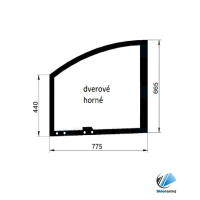 Obrázek produktu Cat TH210 TH215 dveřní horní sklo