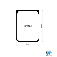 Obrázek produktu Cat TH220B – TH580B přední sklo čiré