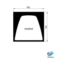 Obrázek produktu Cat TH220B – TH580B střešní sklo čiré