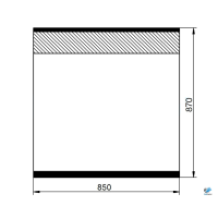 Obrázek produktu Komatsu PC30MR-3 PC35MR-3 PC45MR-3 PC5 zadní sklo
