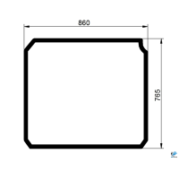 Obrázek produktu JCB 526-56 střešní sklo