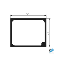 Obrázek produktu Cat 302.7D CR zadní čiré sklo