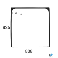 Obrázek produktu CAT 301.7D 302.2D 302.4D přední horní sklo čiré